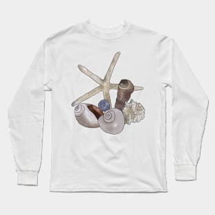 Seestern am Strand Long Sleeve T-Shirt